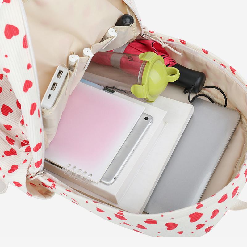 Rucksäcke Erdbeere Schultasche Lässig Reise Kapazität Leichtgewicht Studenten Tasche