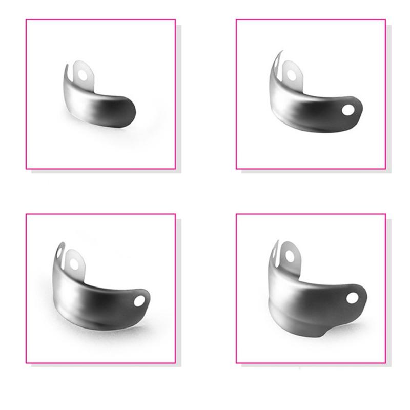 50Pcs Dental Matrix Bands Sectional Contoured Metal Matrices Dental Forming Clip 3.5/4.5/5.5/6.5Mm For Teeth Dentistry Tools