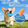 ElevaPulse 4-Pack Peanut Dog Toys, Indestructible Chew Toys for Dental Care & Mental Stimulation, Interactive Fun for Small Medium Large Dogs