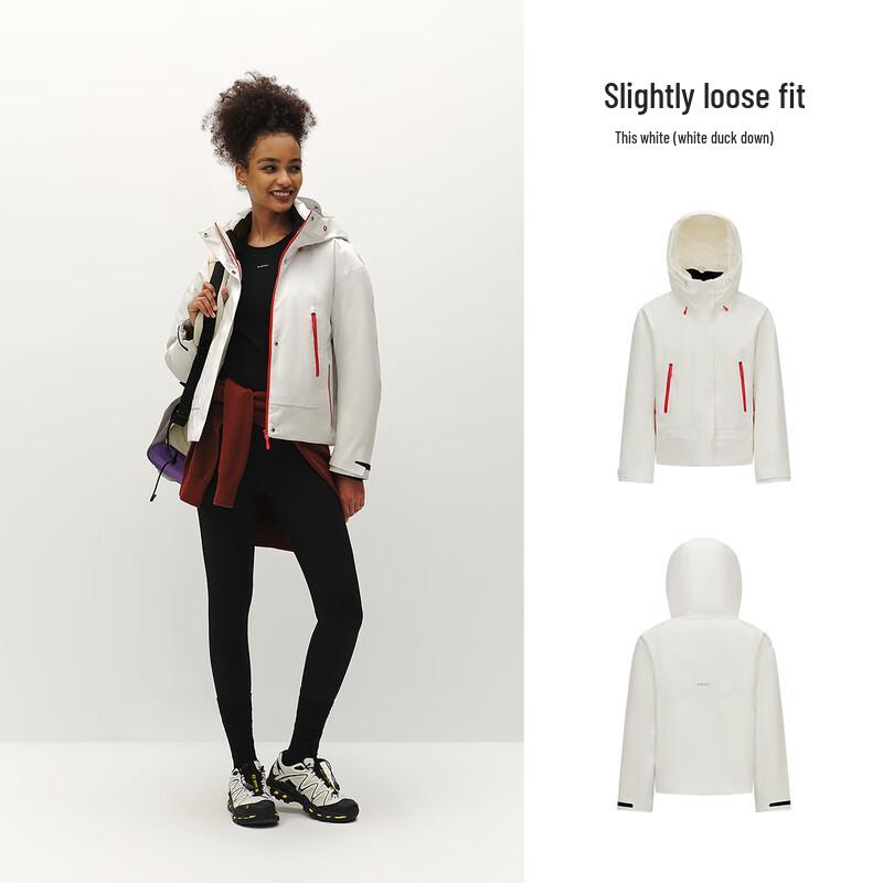 Semir Damen Winter Daunenjacke mit Kapuze