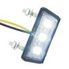 12V LED Lights Motorcycle License Plate LED Light Waterproof Motorcycle License Light Rear Tail Light