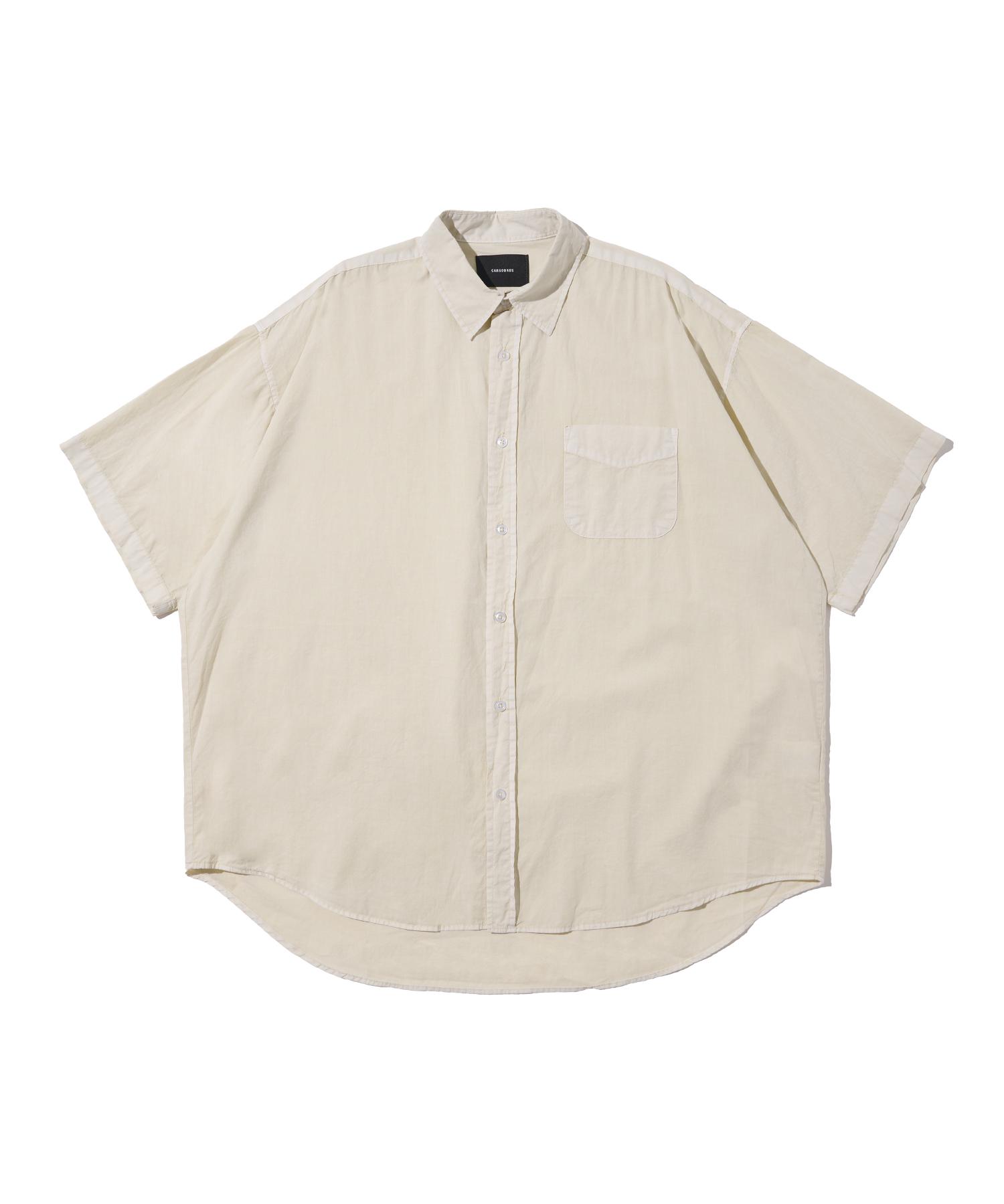Cargo Bros Cb Pigment Short Sleeve Shirt (Beige) Free