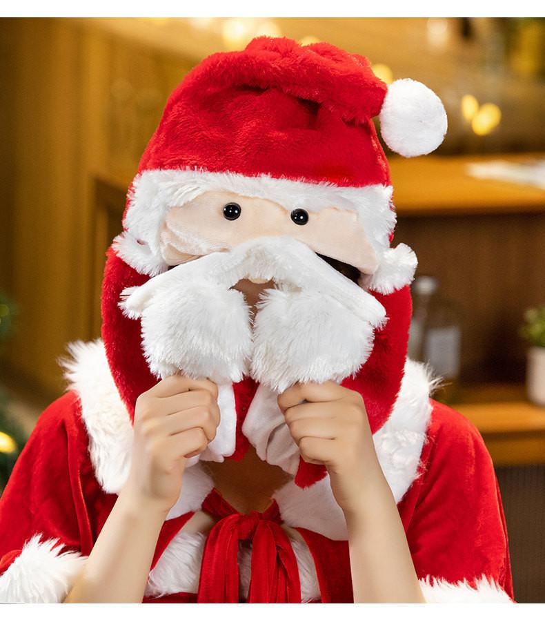 Claus Santa Monster Airbag Cap Moving Christmas Decorations Performance Prop