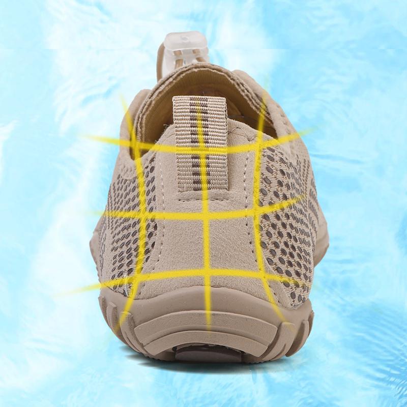 Sneldrogende Aquaschoenen voor Mannen Vrouwen Ademend Antislip Watersneakers Blote Voeten Zachte Zool Waderschoenen voor Zwemmen Strand