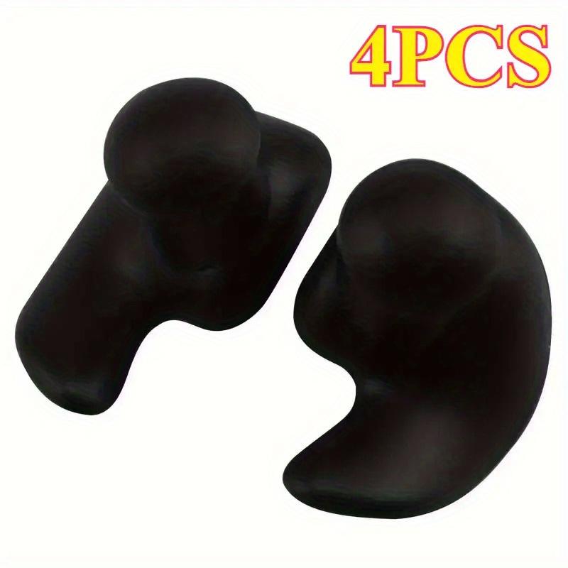 1Pair of Soft Waterproof Reusable Earplugs - Comfortable Fit for Swimming and Home Use