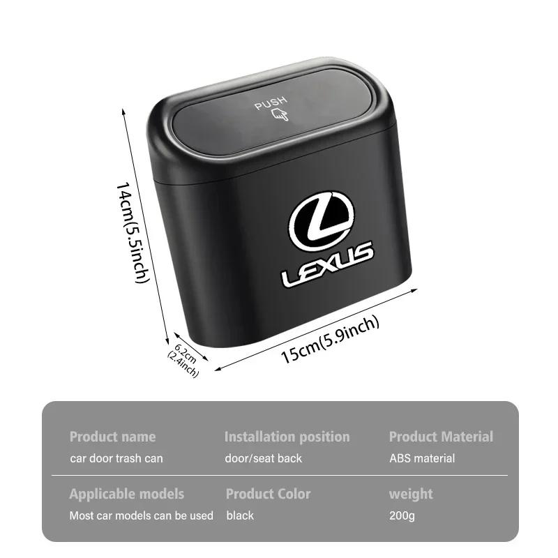 WRSP5 Per Lexus CT ES GS NX IS250 CT200h IS300h ES300h ERX400h NX300h Pattumiera per Auto Portatile Impermeabile Contenitore per Rifiuti Accessori