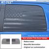 US Flag Rear Window Side Trim Stickers Decal for Dodge Ram 1500 2010-2017 Carbon