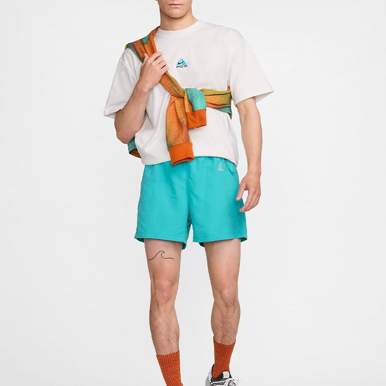Nike ACG Series Solid Color Lace Loose Quick-Dry Lined Casual Shorts Men shorts Cactus-Green FN2473-345