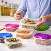 Boîtes Alimentaires - SIROCO - Set de 5 - Gigognes - Hermétiques - Plastique Sans BPA