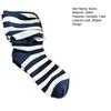 Fake Double-Layered Socks Women Striped Casual Boot Socks Breathable Scrunch Slouchy Socks for Street Fashion Daily Errands Sports Wear