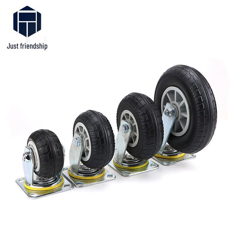 Zheng Qiyi Solid Rubber Heavy Duty Industrial Caster Wheel