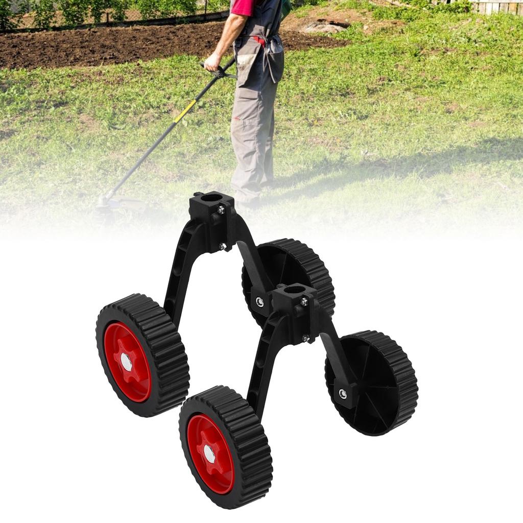 Rope Mower Support Wheels, Removable Trimmer Support Wheel for Electric Brush Switching