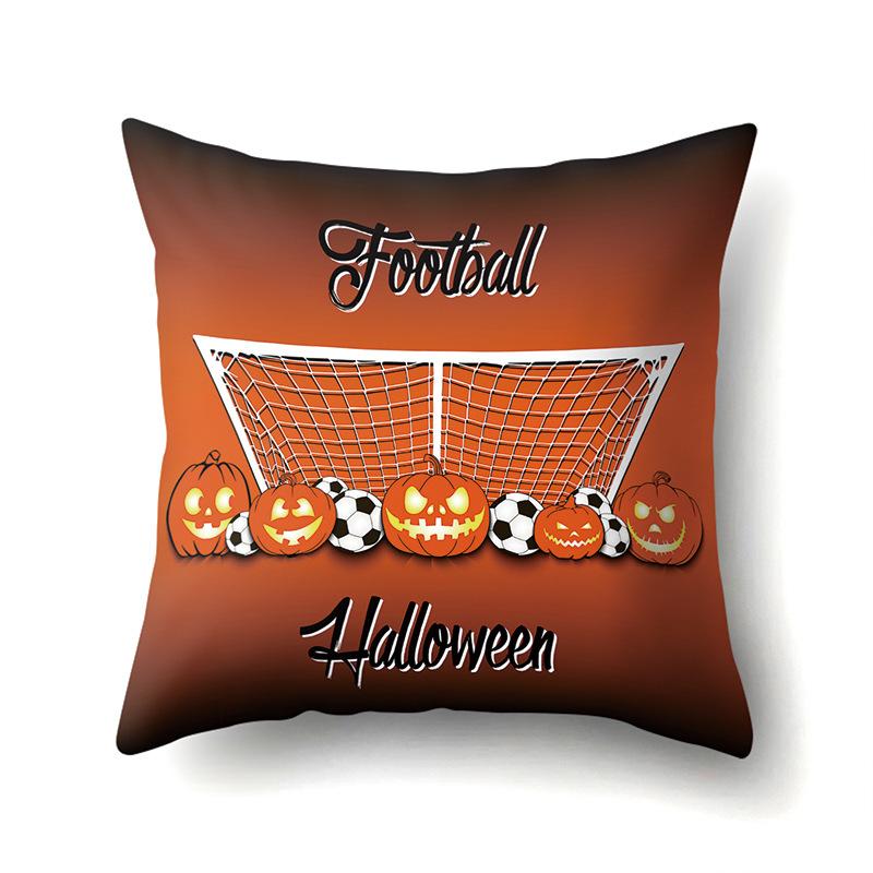 Halloween Polyester Pillowcase Car Pumpkin Sofa Cushion Cover Office Home Living Room Pillowcase