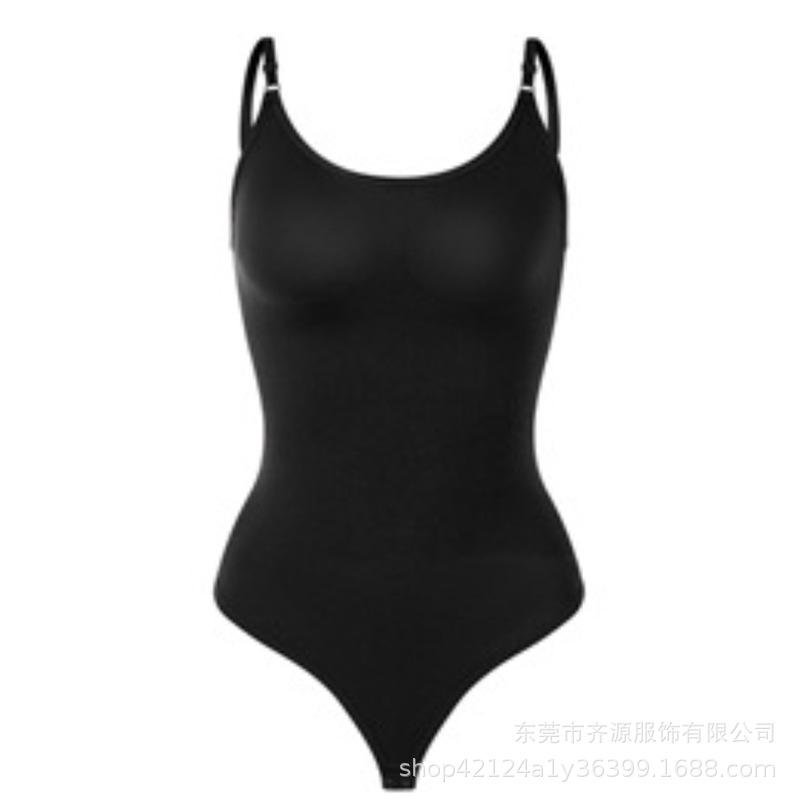 Women Seamless Open Crotch One Piece Shapewear Waist Trainer Tummy Control Body Shaper