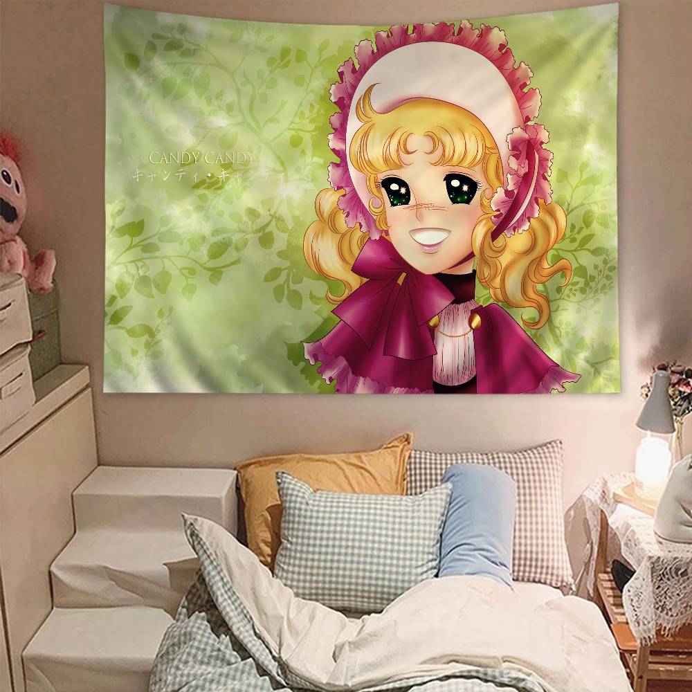Japanese CCandy Candy Hanging Bohemian Tapestry Cheap Hippie Wall Hanging Wall Tapestries Mandala Wall Hanging Home Decor