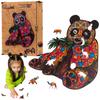 Wooden Puzzle Kung Fu Panda Bear Color Pua3-01211