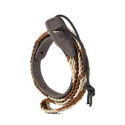 Mandolin Strap Fabric Braided Mandolin Strap 10MB00 D'Addario Brown/Cream []