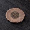 Heavy Bamboo Alloy Coasters Waterproof Insulated Mats High Temperature Resistant Coaster Kung Fu Tea Ceremony Accessories