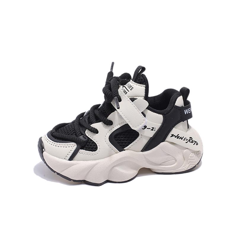 Fashion Spring Autumn Kids Sport Shoes Mesh Breathable Boys Sneakers Student Girls Shoes Non-slip