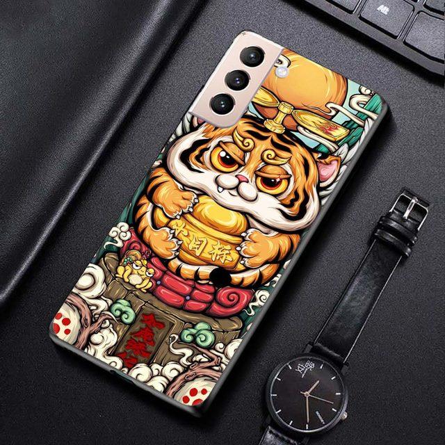 

Силиконовый чехол с забавным животным, пандой, тигром, для Samsung Galaxy S22 S21 S20 Ultra Fe S10 S9 S8 Plus 4g 5g S10e S7 Edge Cover For Samsung S8