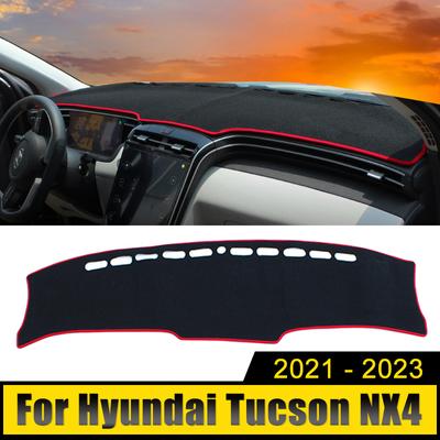 Per Hyundai Tucson NX4 2021 2022 2023 Tappetini Copertura Cruscotto Auto Evitano la Luce Cuscinetti Anti-UV Custodia Parasole Finiture Tappeti Accessori