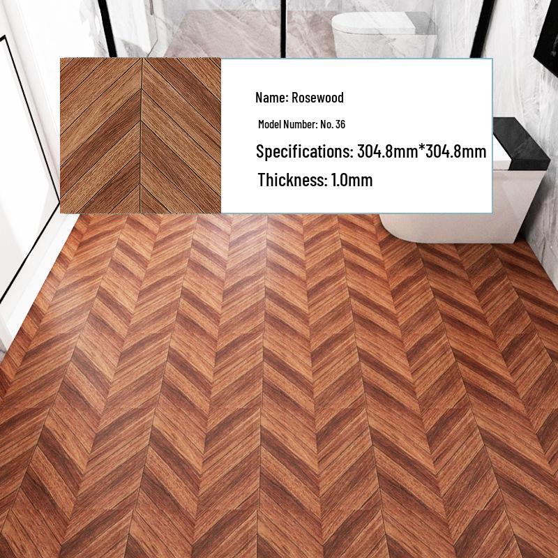PVC Self-Adhesive Waterproof Stone Plastic Floor Sticker for Bathroom and Kitchen