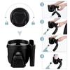 Universal Baby Stroller Cup Holder, Adjustable Drink Holder with Handle, Suitable for Baby Strollers, Wheelchairs, Walkers, Bicy