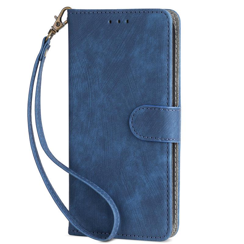Cooper Cubot P80 Leather Phone Case with Card Slot, Stand, and Lanyard