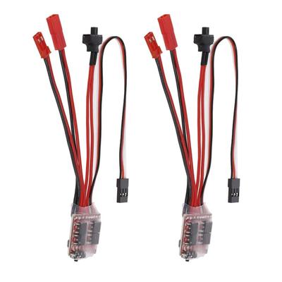 Itisyou 30A Brushed ESC für RC-Boote und RC-Modellautos, bidirektionaler Brushed ESC, 2er-Pack