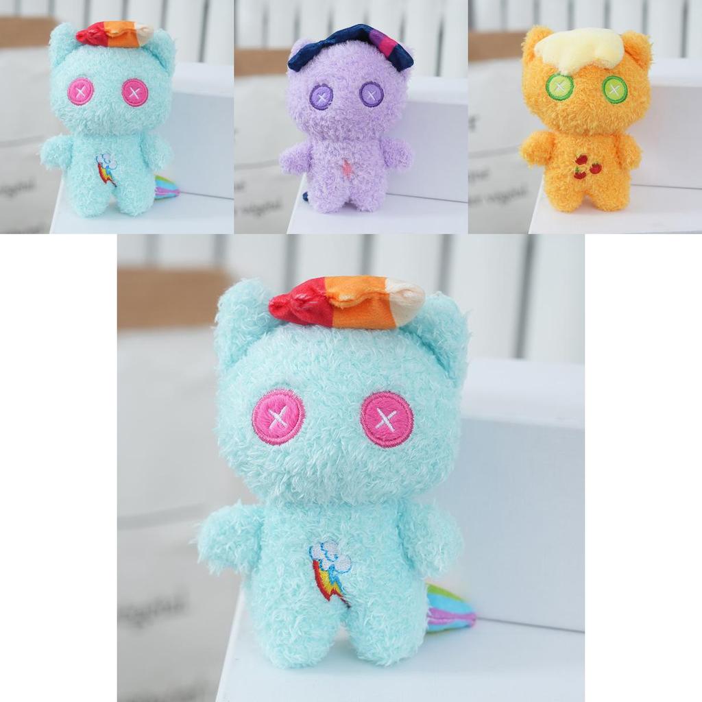 Entzückende Cartoon-Plüsch-My Little Pony-Puppe mit niedlichem, warmem Design für Kinder