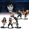 Demon 6pcs Slayer Kamado Nezuko Figurine Anime Model Sculpture Toys Gifts Xmas