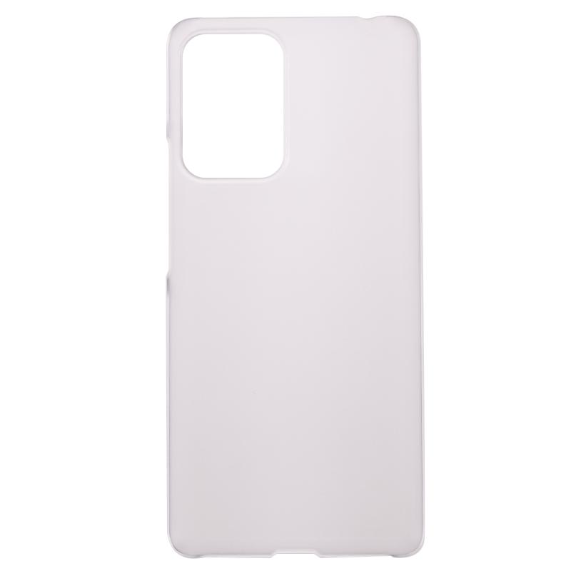 

For Xiaomi Redmi Note 12 Turbo/Poco F5 5G Rubberized Phone Case Scratch Resistant Hard PC Back Cover Transparent
