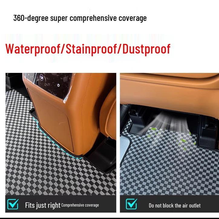 Gaoshan Foot Pad Full Set: 7/8/9/Flagship Edition Car-Use, Wear-Resistant, Non-Slip, Full Interior Coverage.