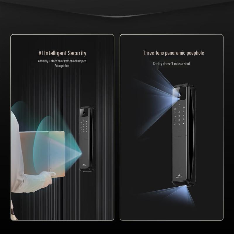 DESMAN Q50FVMax Smart Door Lock with 3-Camera Face & Palm Recognition