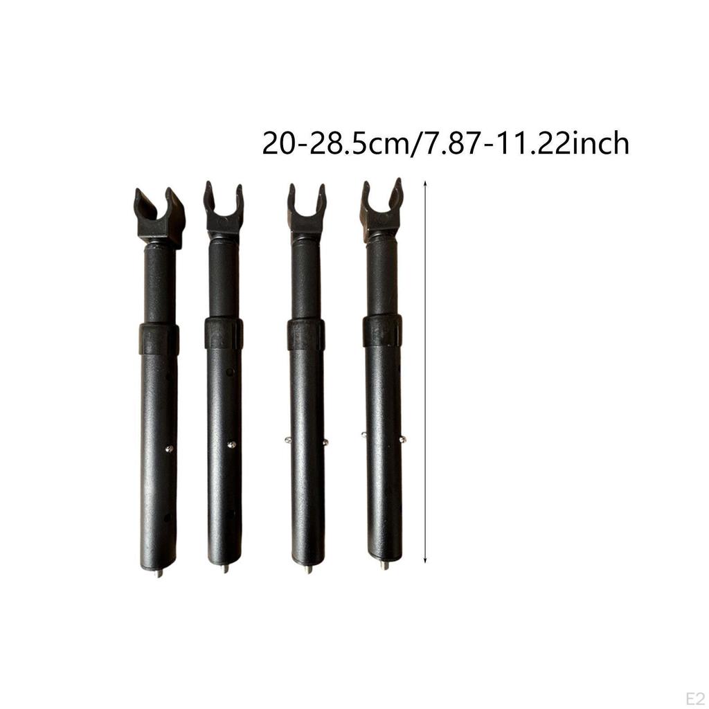 4 Pieces Camping Cart Table Support Rod Lifting Bracket Heavy Duty Heightening Holder Detachable