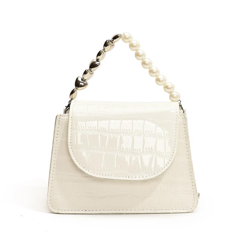 Versatile Mini Purse For Women In Classic Colors Timeless Chain Detail Fashionable Design белый