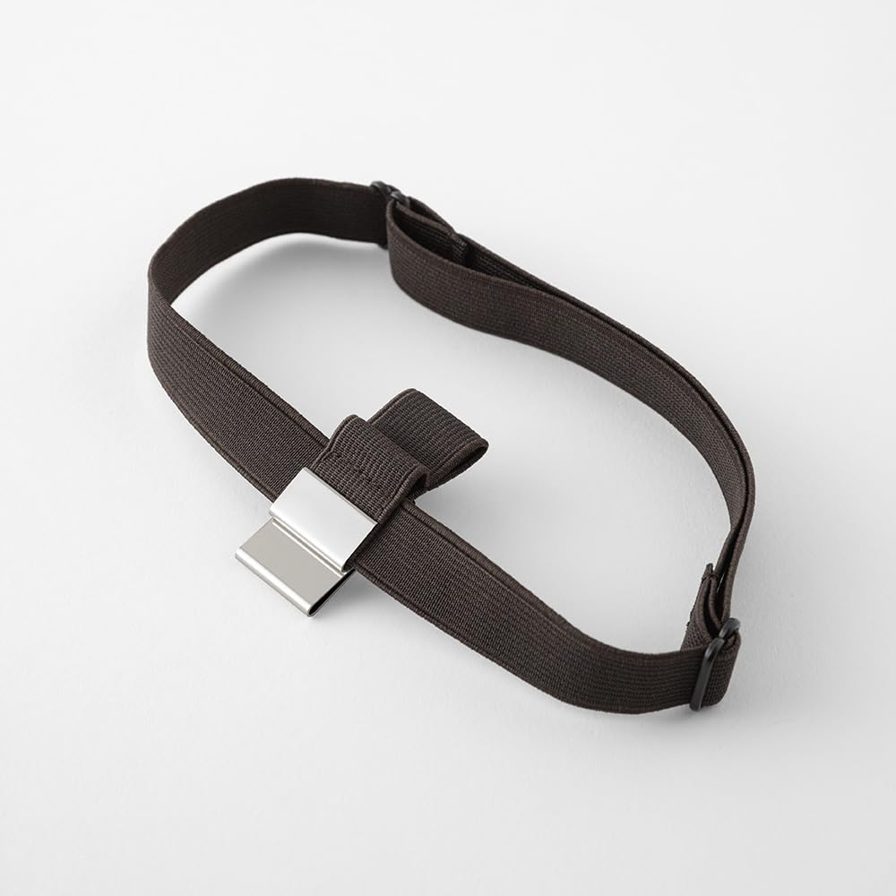 DESIGNPHIL MIDORI Book Band Pen Holder Band for 62332006 B6-A5, Black,