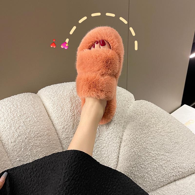 Thick-bottomed cotton drags, autumn and winter new trendy slippers