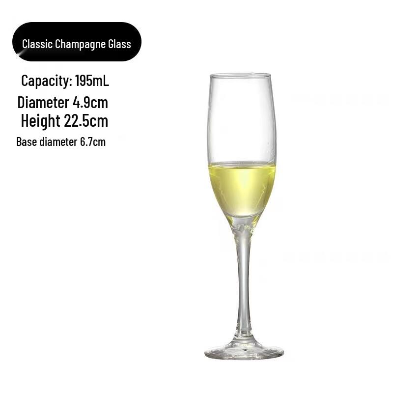 Shangqi Classic Champagne & Cocktail Glasses, 20-Pack