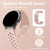 20/22mm Kleurrijk Siliconen Band met Vlindergesp in Achtvorm voor Huawei Watch GT5/Watch7, Ademend Zweetbestendig