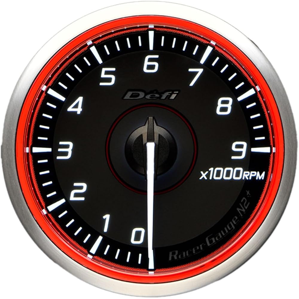 Defi (Nippon Seiki) Racer Gauge N2+ 60 900rpm RED DF19902