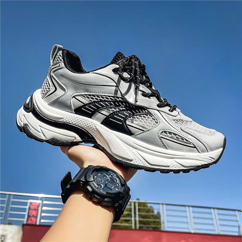 Fashion Outdoor With Ties Trainers Shoes For Men Mary Jane Men's Autumn Spring Boots Spring Autumn Sneakers Sports Workout