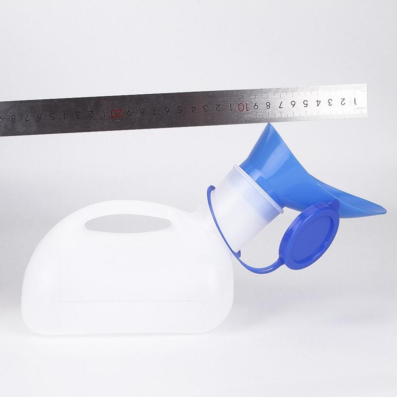 1000ML Unisex Portable Urine Urinal Toilet Aid Bottle For Traveling Camping Outdoor+Feminine Adapter