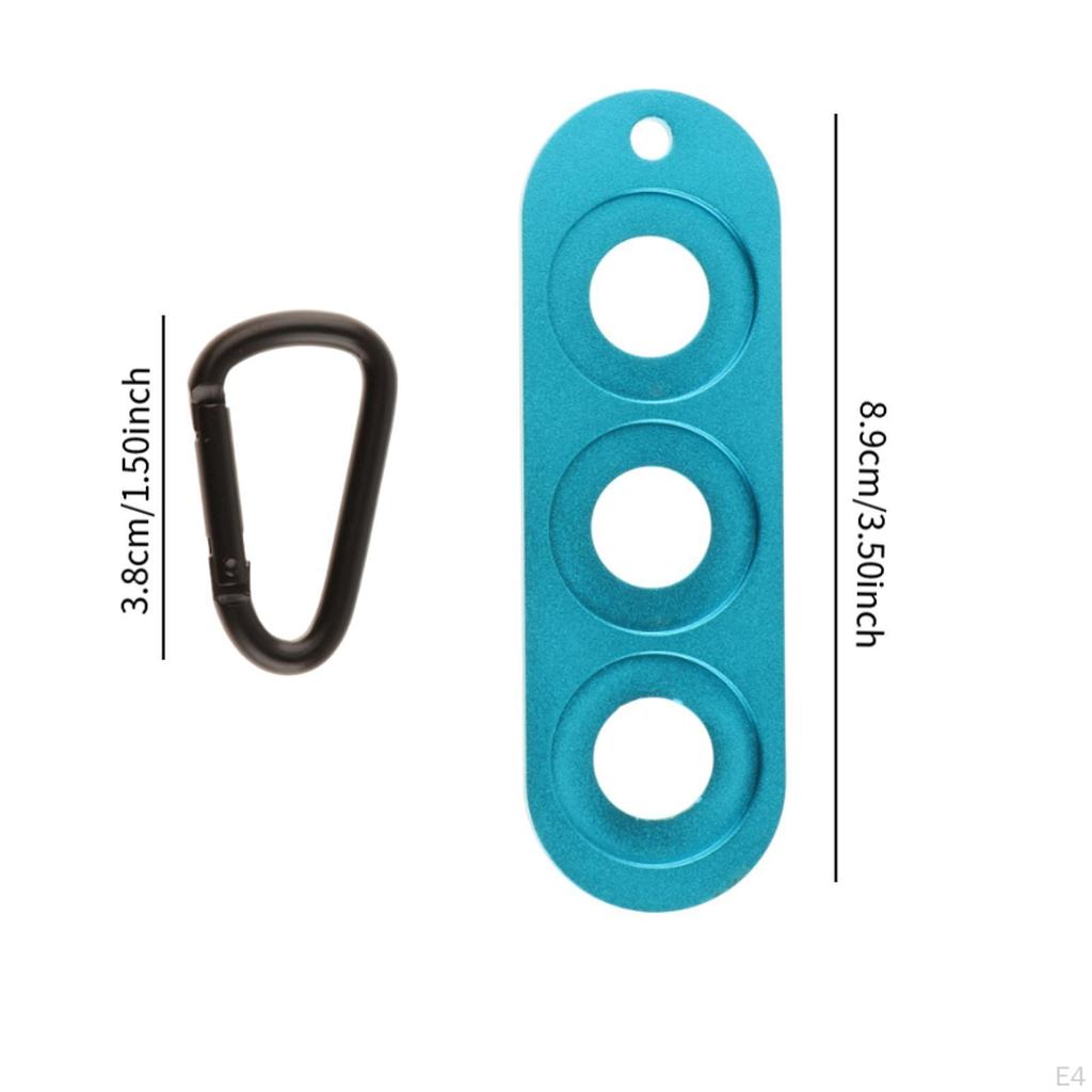 Pool Cue Joint Protector 3 Hole Holders Cover Case with D Buckle Gather Protective