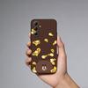 Cute Brown Bear Phone Case For Samsung Galaxy A73,21,22,32,71,53,52,51,80,5G Soft Black Cover