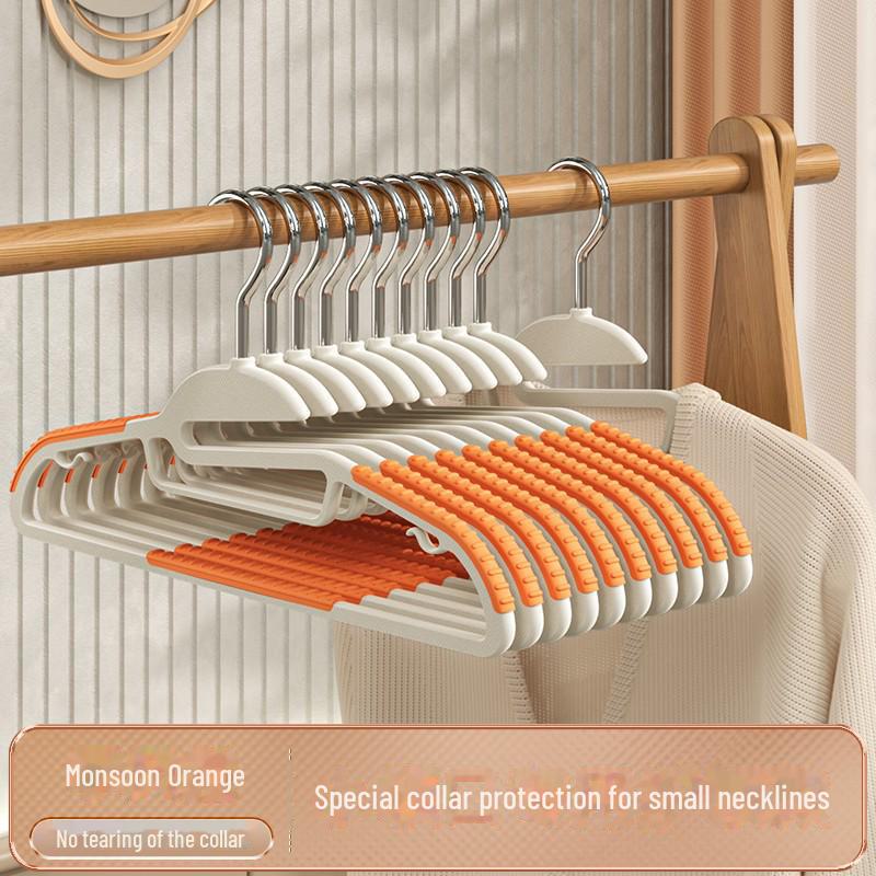 Rotatable Anti-Slip Wide Shoulder Clothes Hanger for Dry & Wet Use