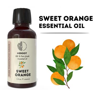 Sweet Orange Essential Oil – Pure Oil, Bright Citrus Aroma, Natural Scent