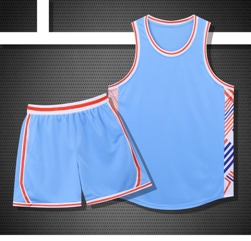American basketball jersey set Boys basketball jersey Children s sports training jersey Vest basketball jersey Printing wholesale 3xs (height 115-125cm) светло-синий