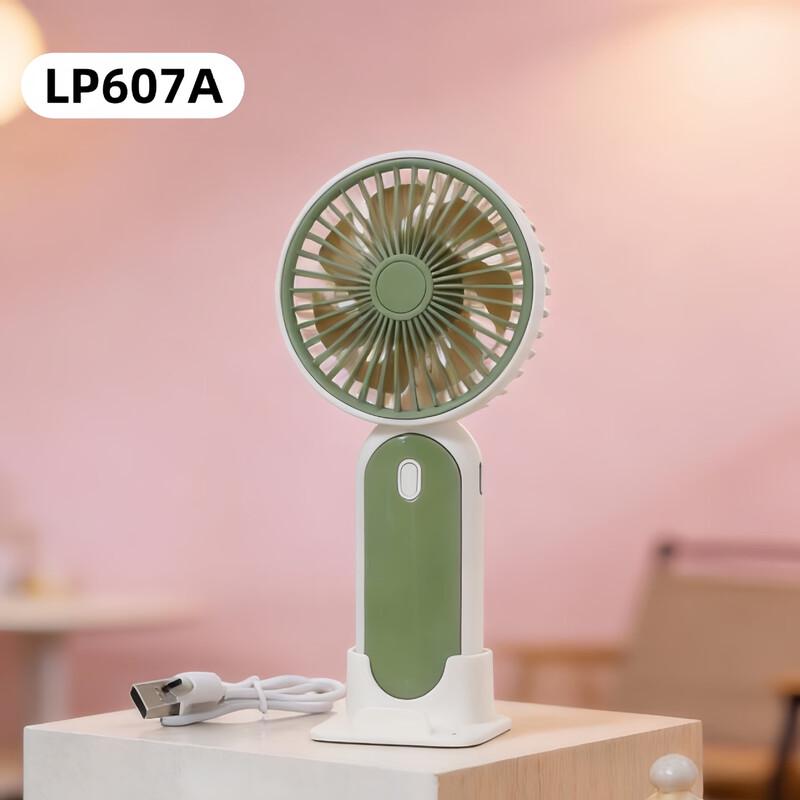 LINGPAN Portable USB Rechargeable 3-Speed Handheld Fan 5 Pack