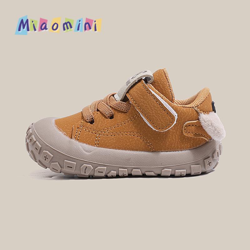 Spring & Autumn Korean-Style Casual Soft Sole Walker Shoes for Toddlers (1-3 Years) - Unisex, Comfortable, Anti-Kick